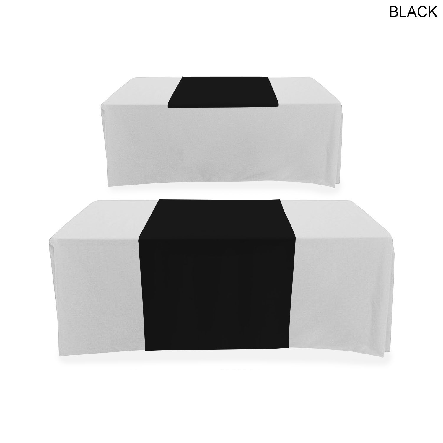 72 Hr Fast Ship - Polycotton Twill Table Runner, 30x60, Covers Front and Top of the table 5