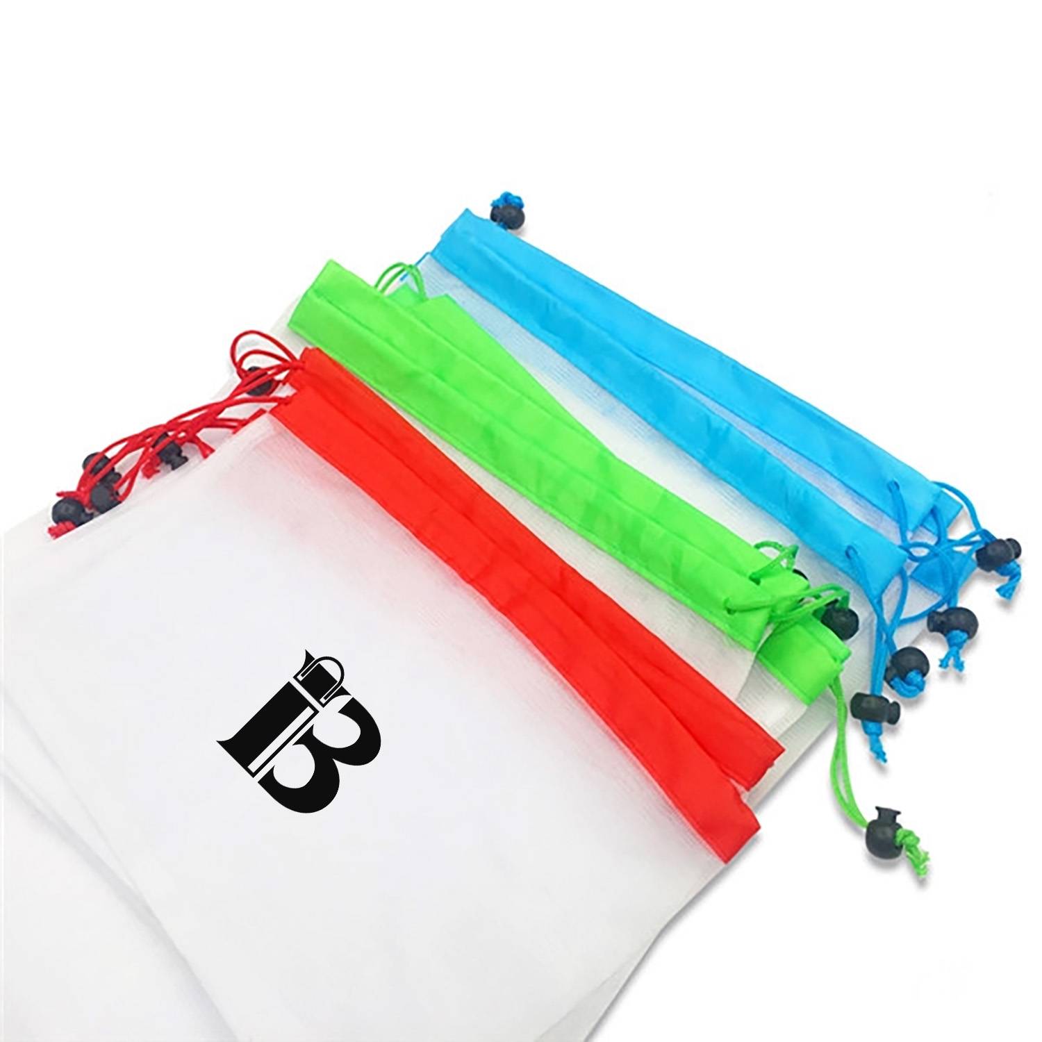 Mesh drawstring polyester bag 4