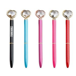 Hollow Heart Shaped Metal Pen 2