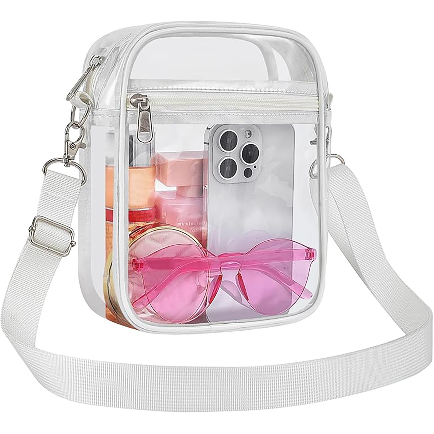 Men's and Women's Transparent Crossbody Wallet 26