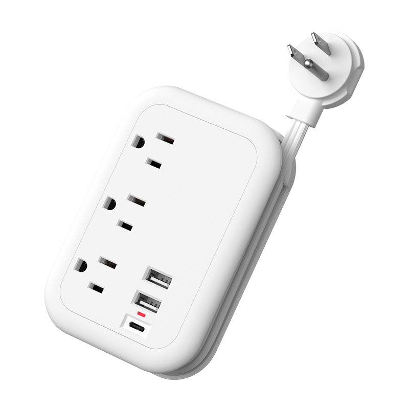 Tower Power Strip Flat Plug 3