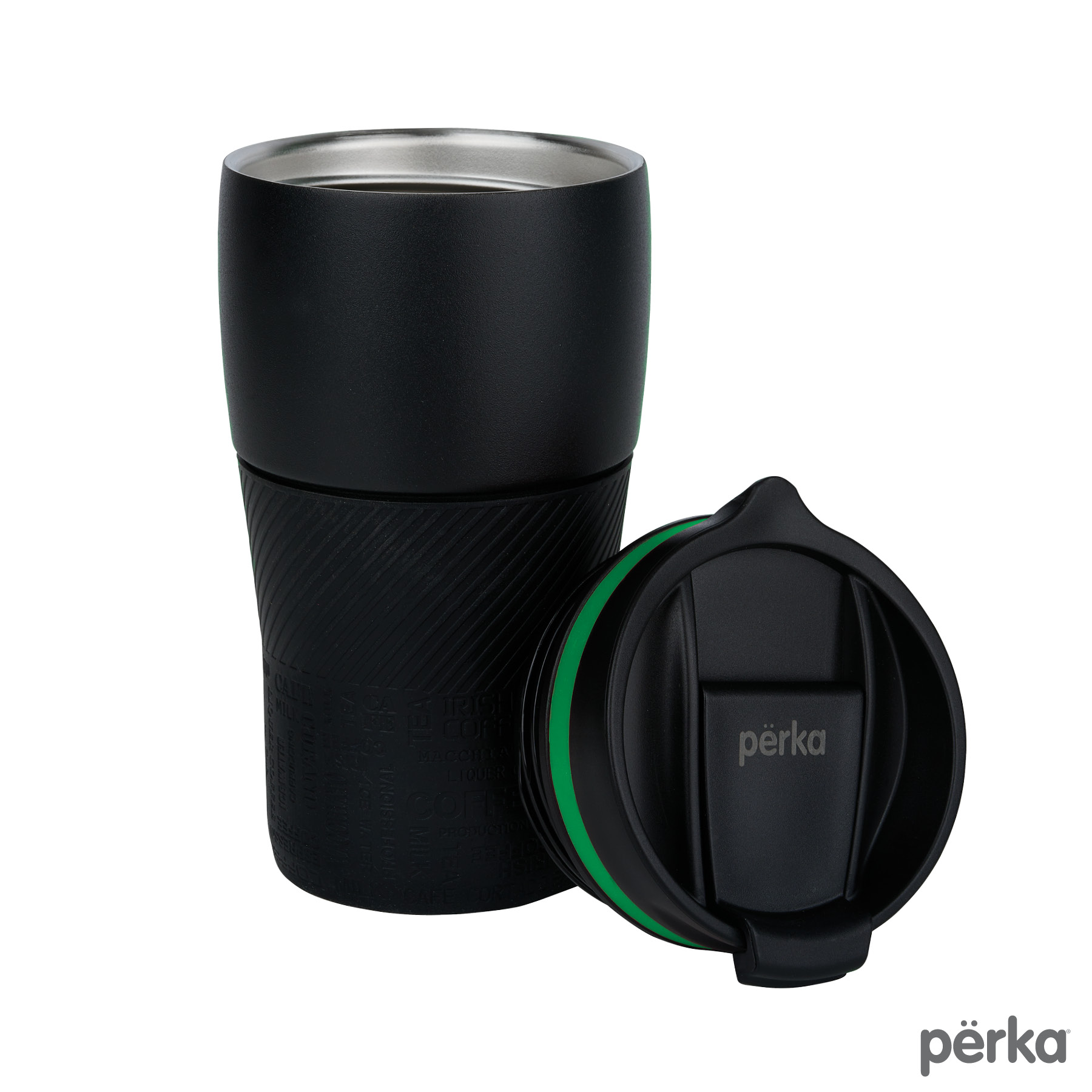 Perka® Cortado 12 oz. Double Wall Recycled Stainless Steel Coffee Tumbler 21