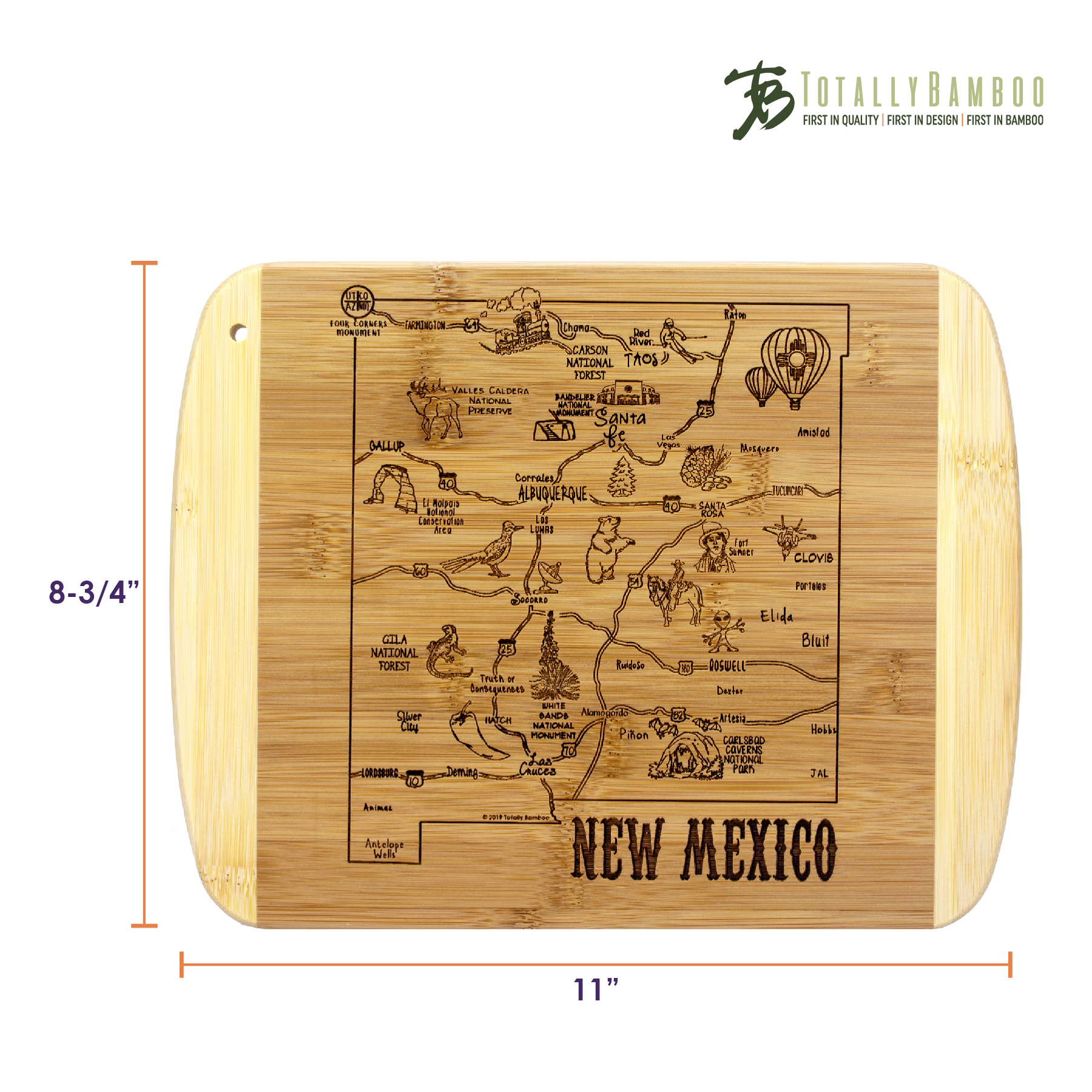 A Slice of Life New Mexico Serving & Cutting Board 3