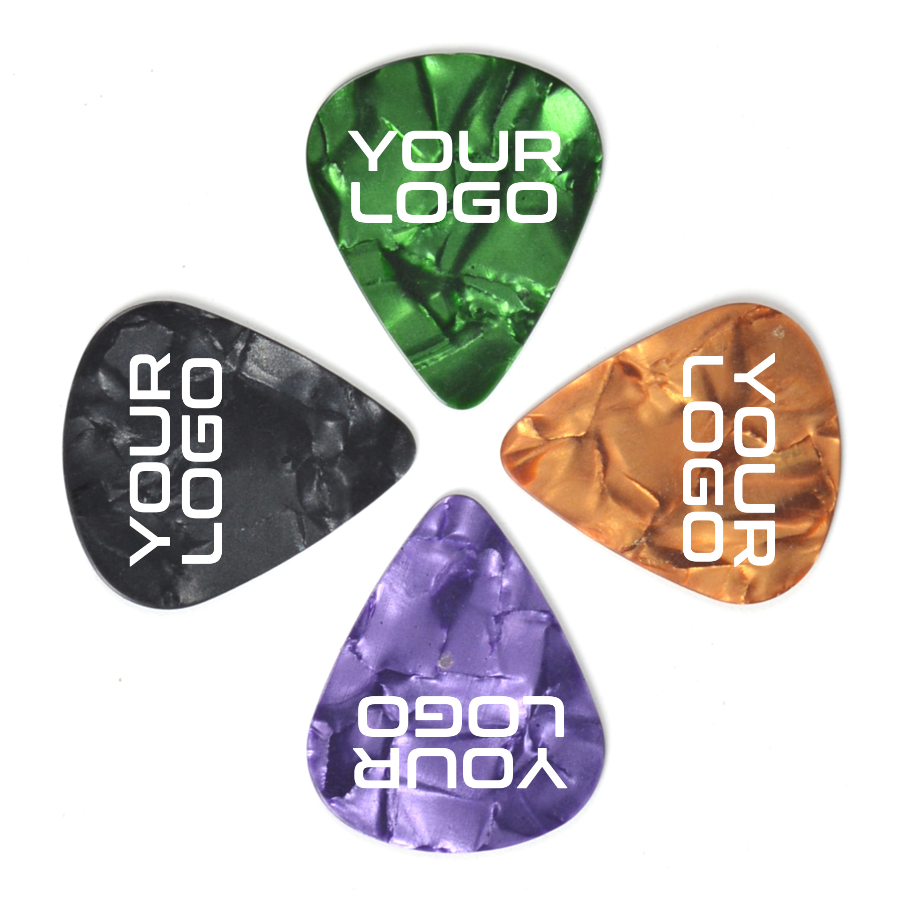 0.71mm Thin Celluloid Guitar Pick 2