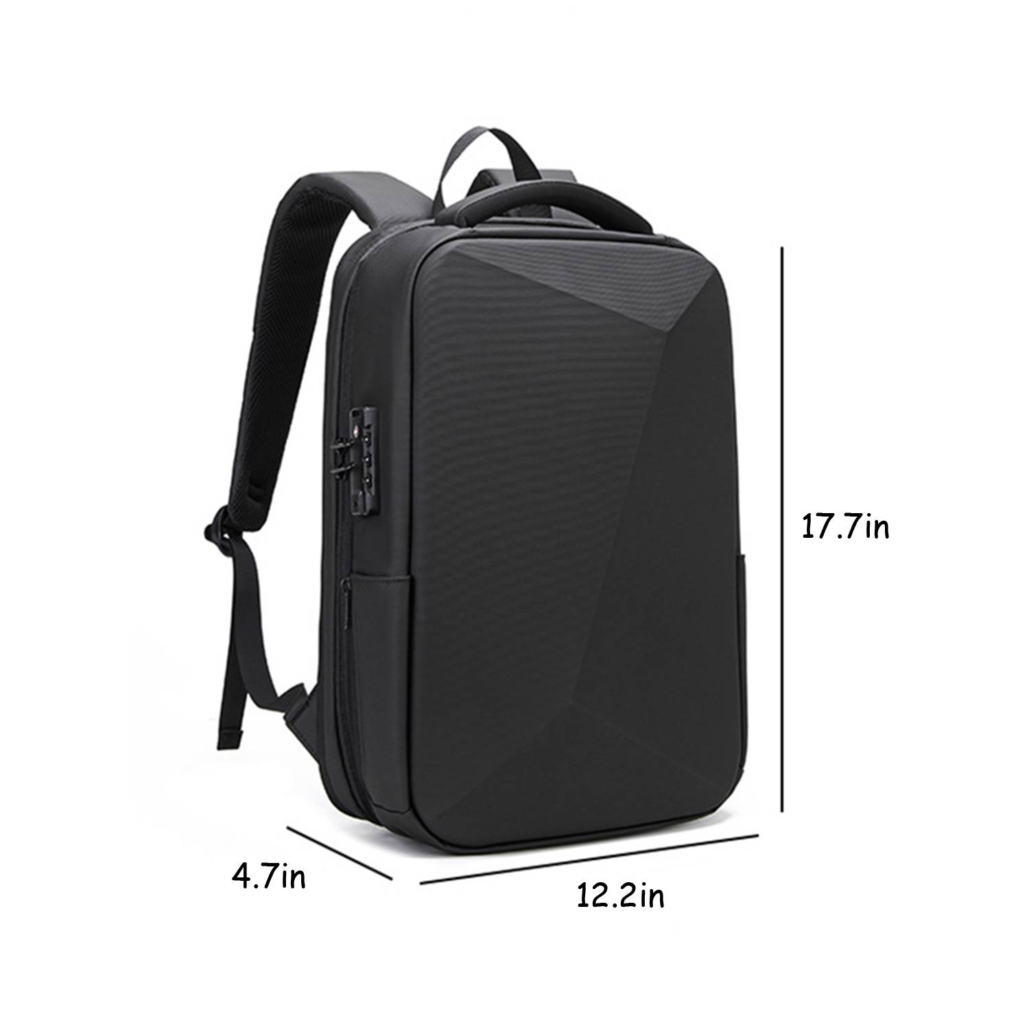 Large Capacity Oxford Backpack w/ USB Charging Port 4