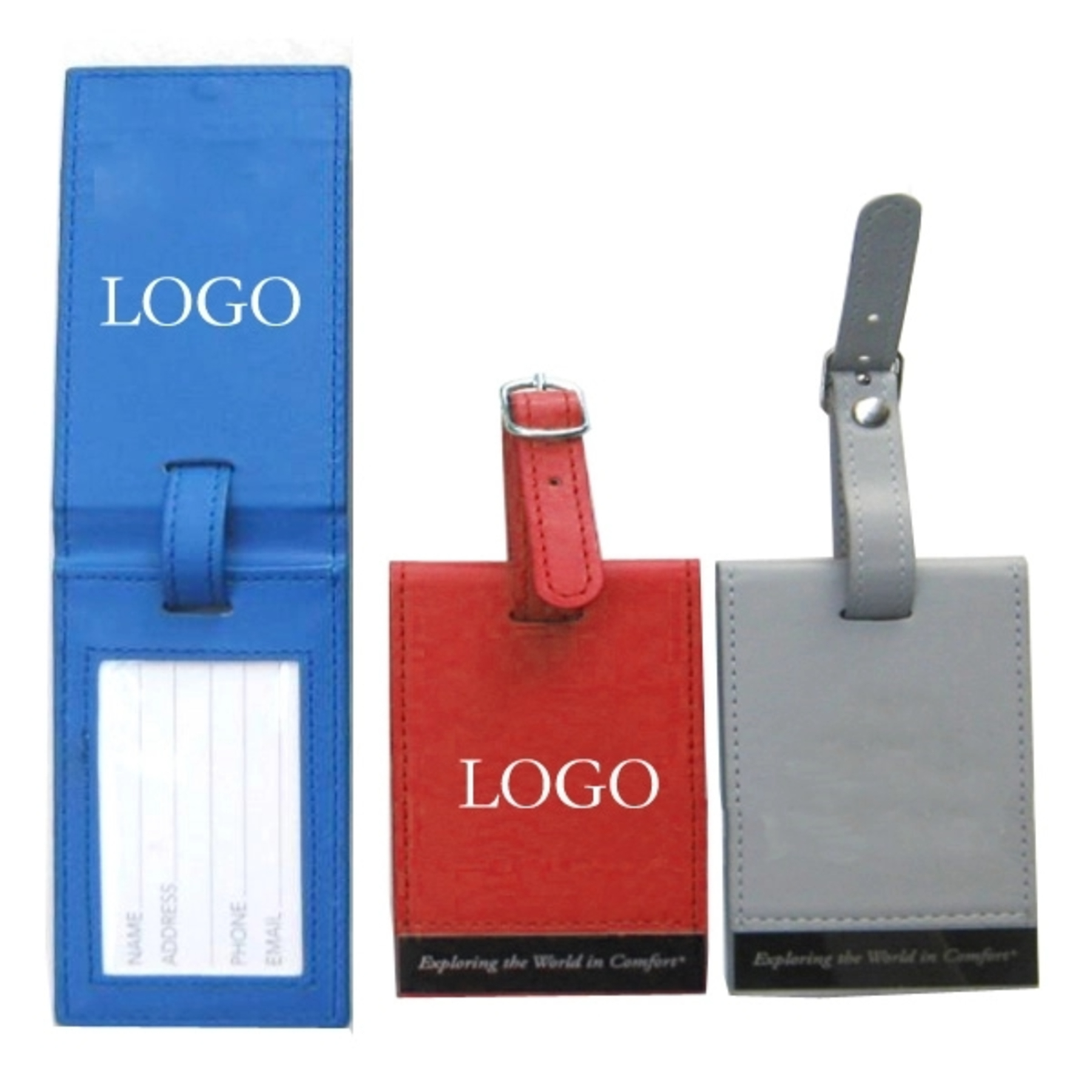 Executive Leather Luggage Tag
 1