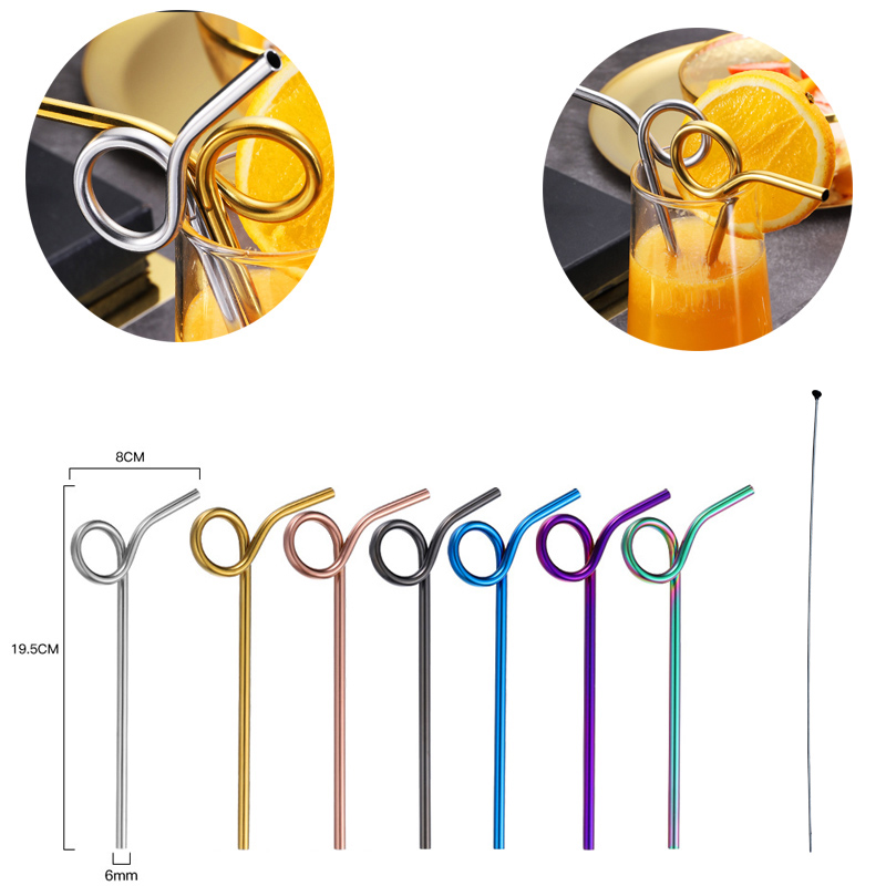 Re-usable Stainless Steel Drinking Straw 1