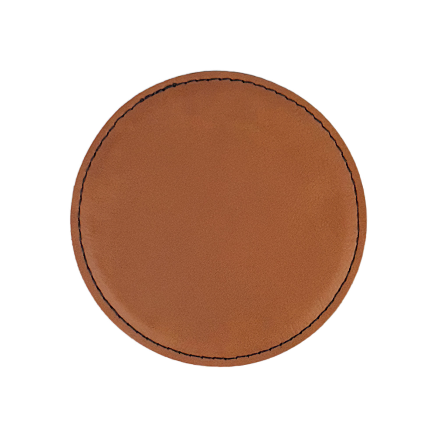 4" Round Leatherette Coaster 3