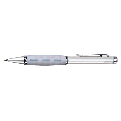 Boreas-I Frosted White Metal Pen, Ballpoint pen (Cross Style Refill) 3