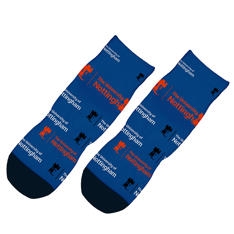 "SPORTY" Color Sublimation Low-Cut Ankle Crew Socks in Men's & Women's Size (SOCK12-M Men / SOCK12-W 4
