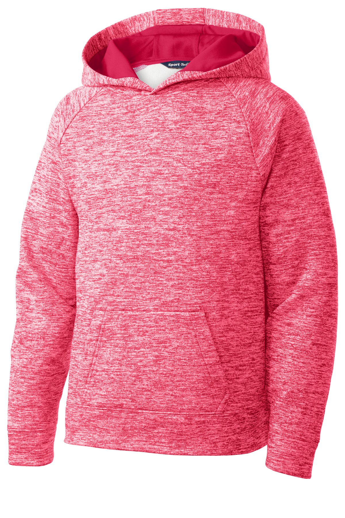 Sport-Tek Youth PosiCharge Electric Heather Fleece Hooded Pullover. YST225 31