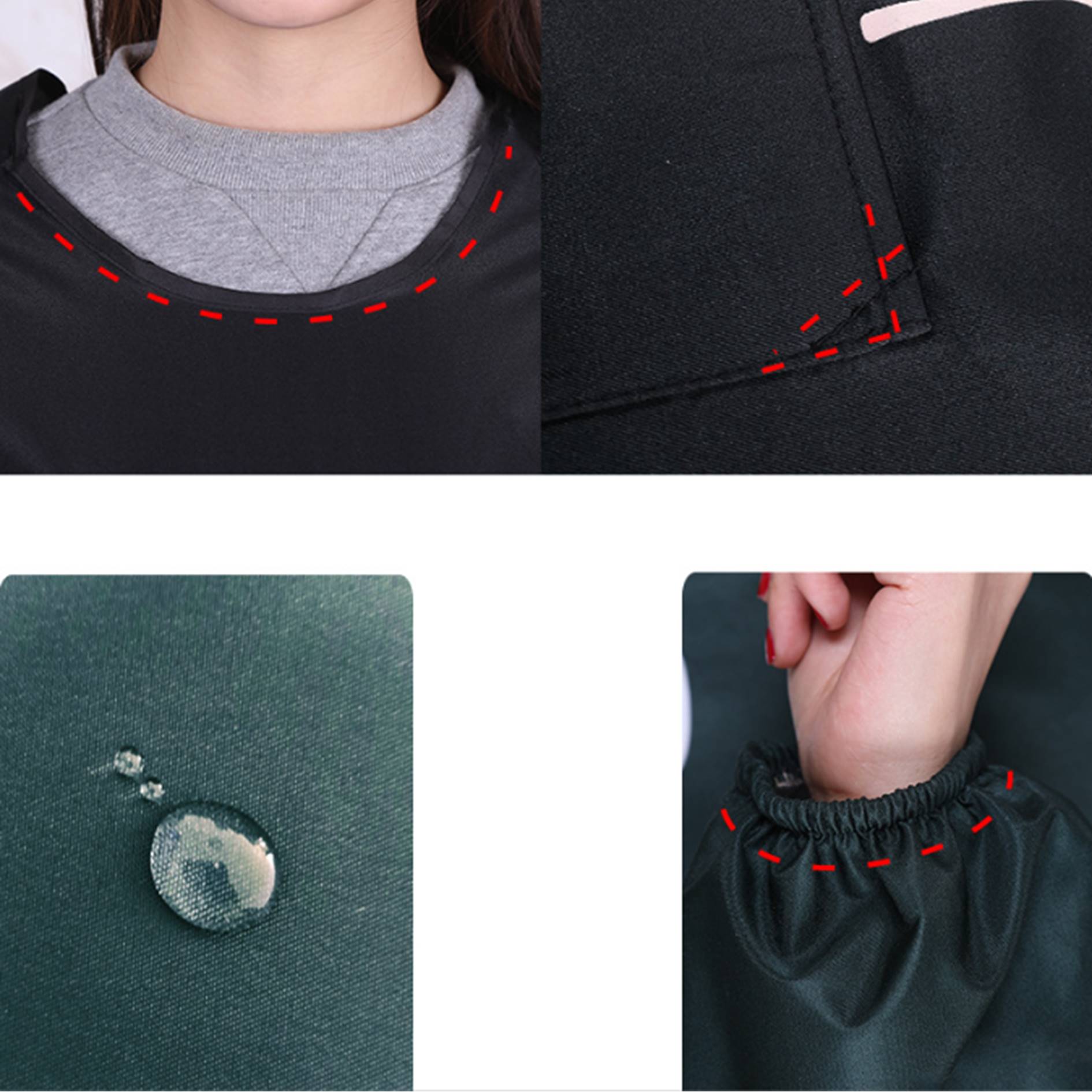 Waterproof Work Smock w/Long Sleeve 5