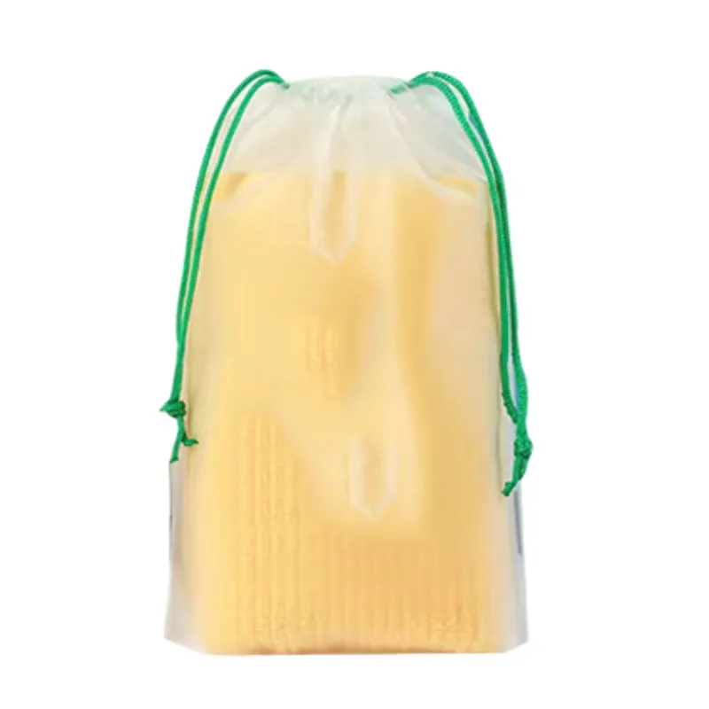 Reusable Frosted Drawstring Bag 2