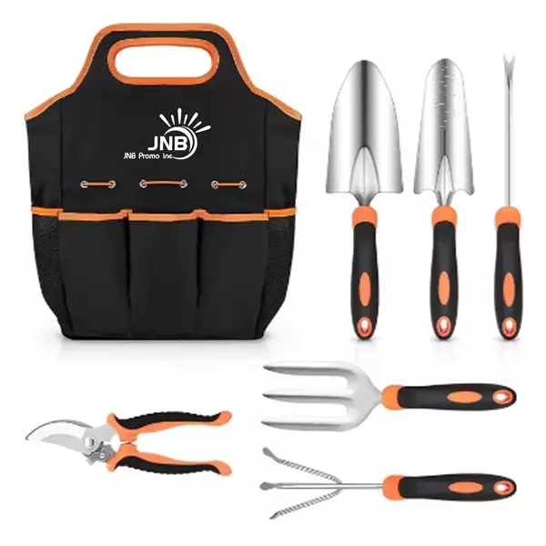 Gardening Tool Set with Storage Tote Bag