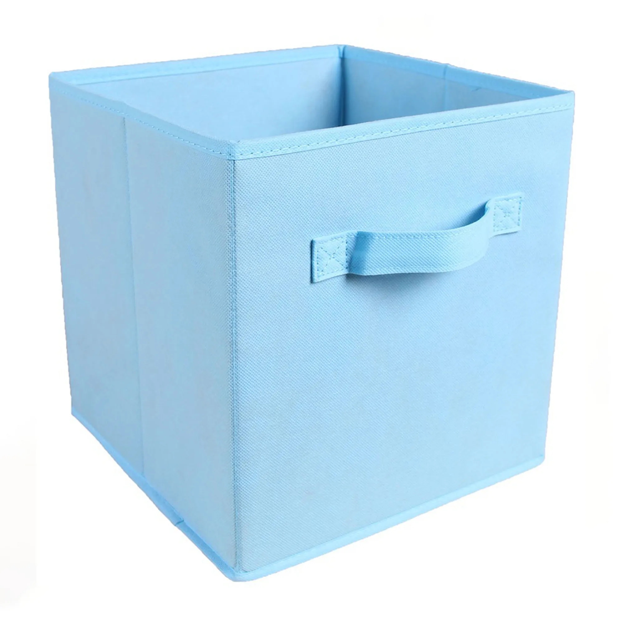 Fabric Storage Box Clothes Organizer With Handle 1