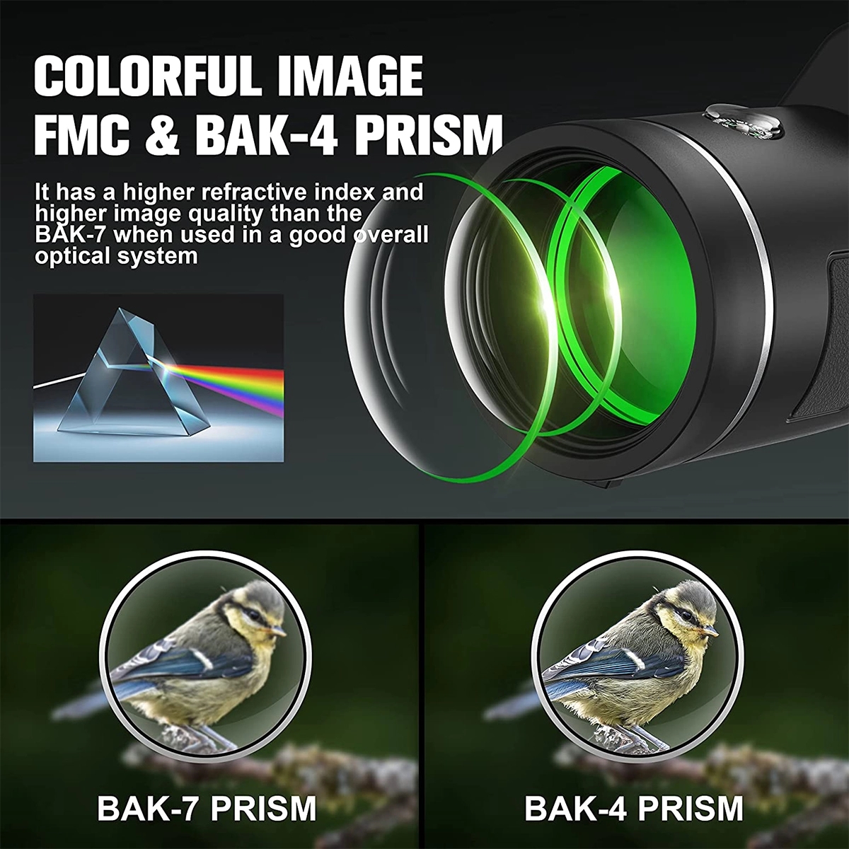 40X60High Definition Monocular Telescope 3