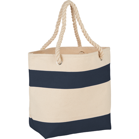 Rope Handle 16oz Cotton Canvas Tote 21