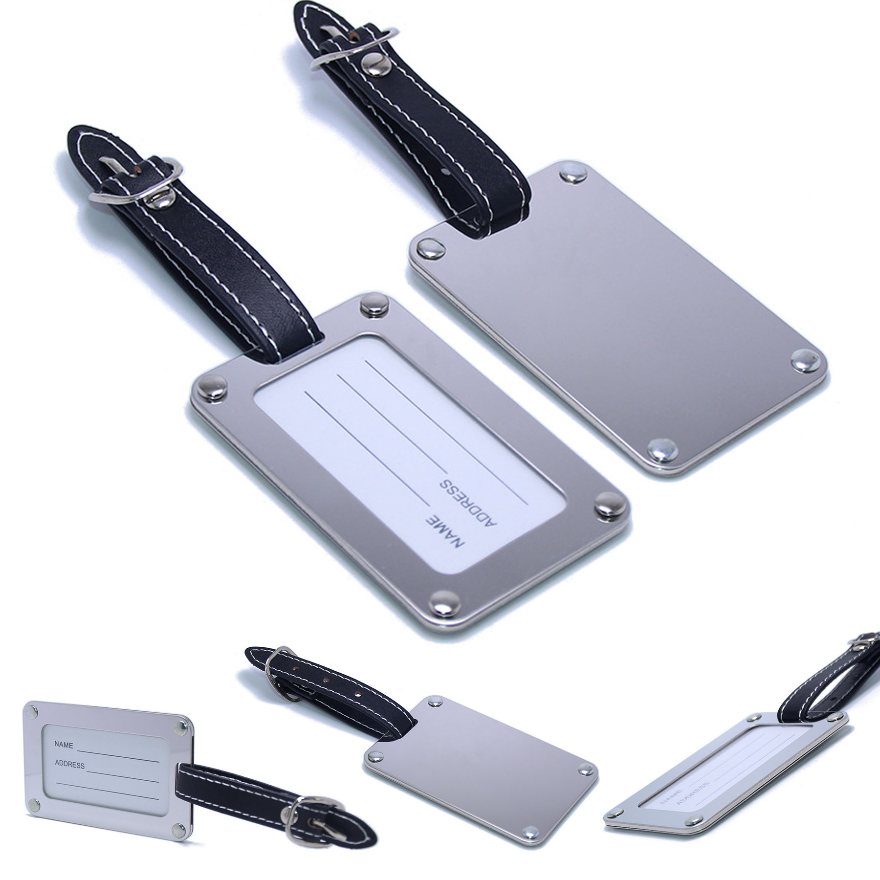 Zinc Alloy Luggage Tag 2