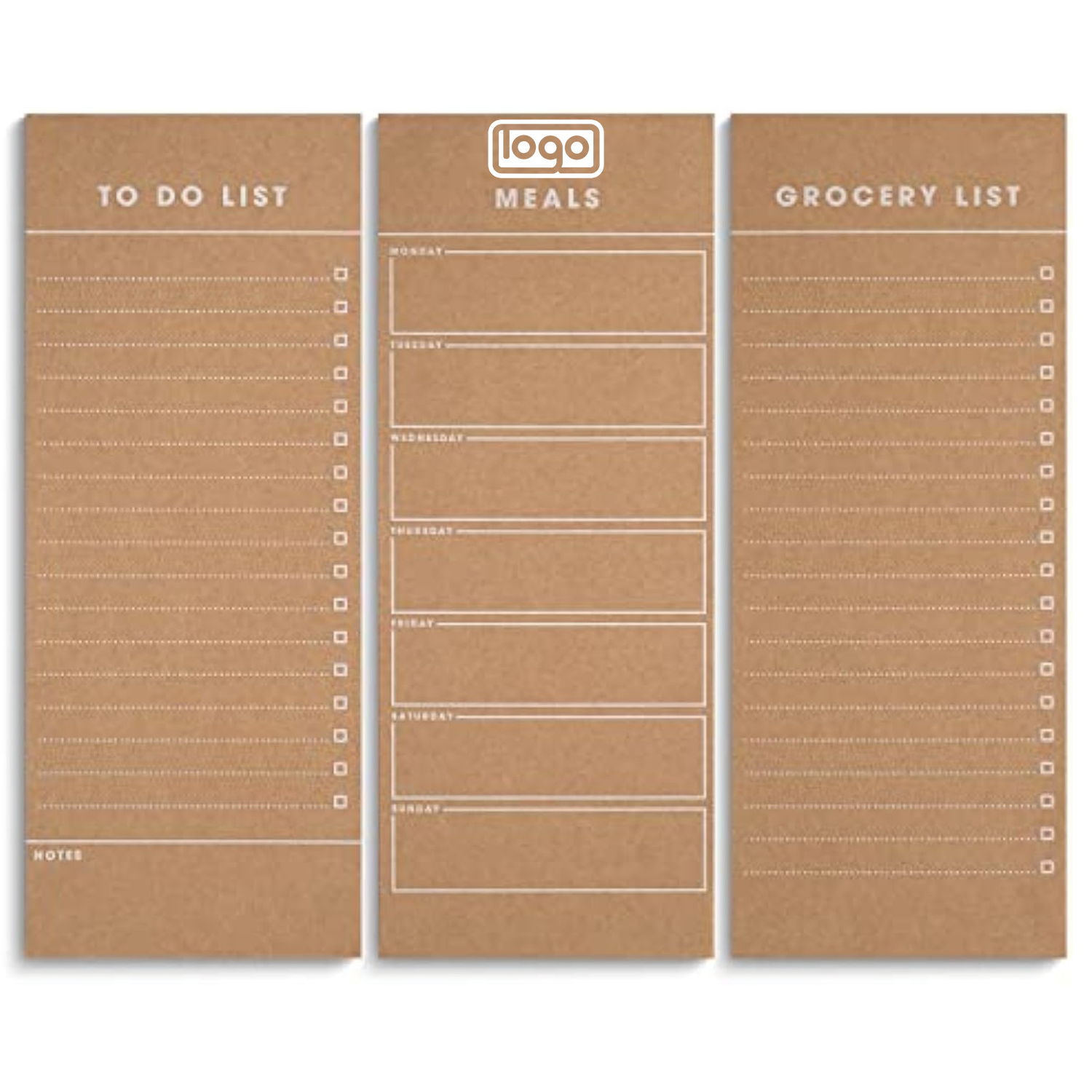 3 Pack Tear Off Magnetic Notepad Set 2