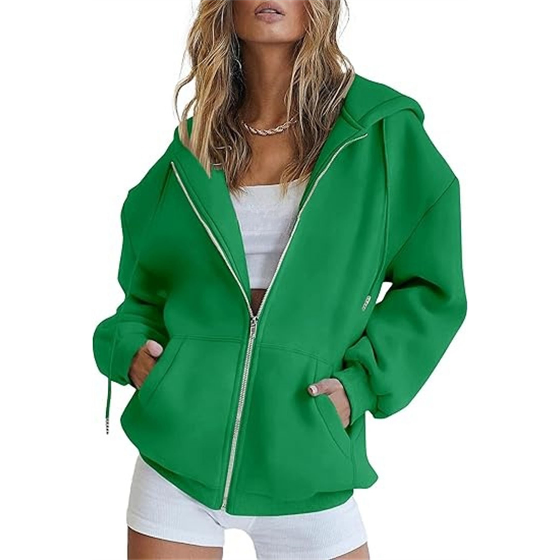 Women's Hoodies Casual Long Sleeve Track Jacket 14