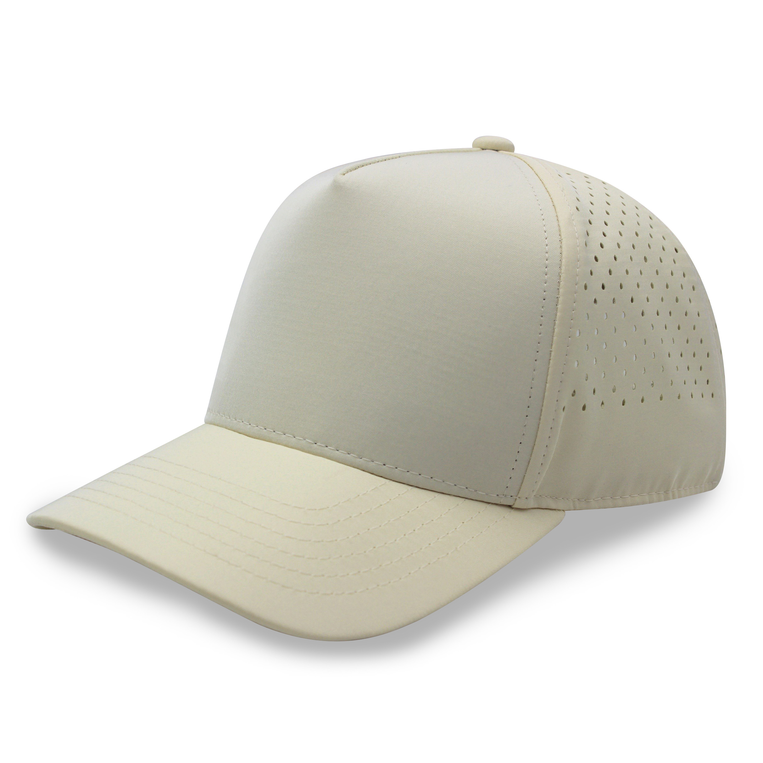 Athletic Golf Cap laser cut meshback
