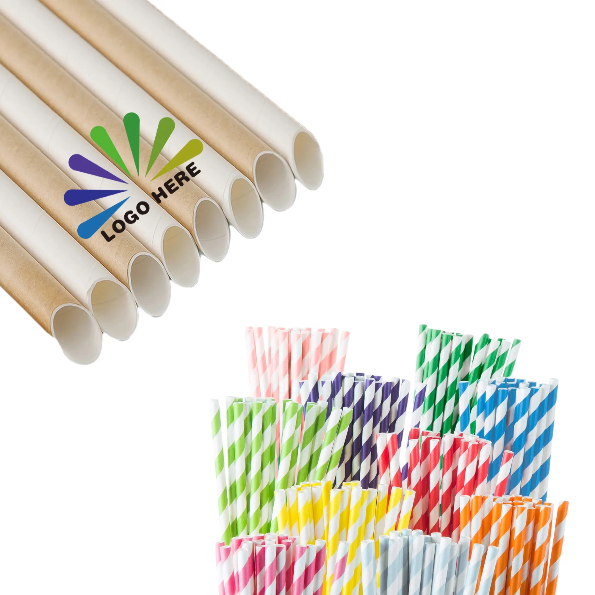 Biodegradable Paper Straws For Drinking MOQ500 2