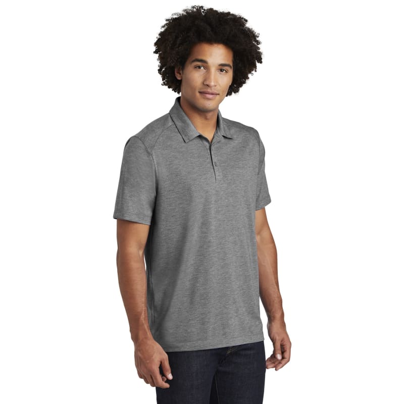 Sport-Tek PosiCharge Tri-Blend Wicking Polo. 3