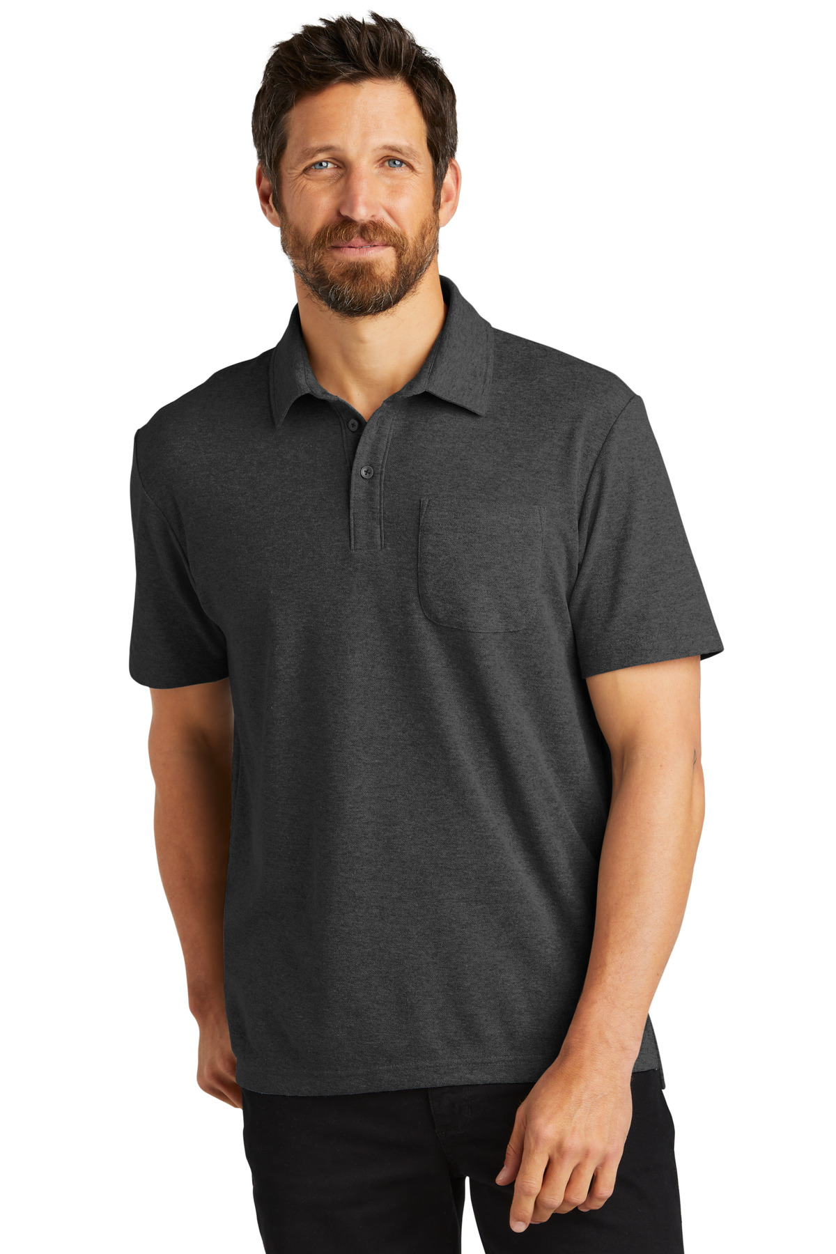 Port Authority C-FREE Cotton Blend Pique Pocket Polo K868 50
