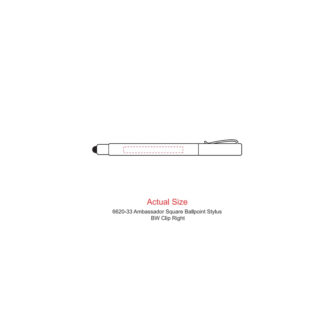 Ambassador Square Ballpoint Stylus 53