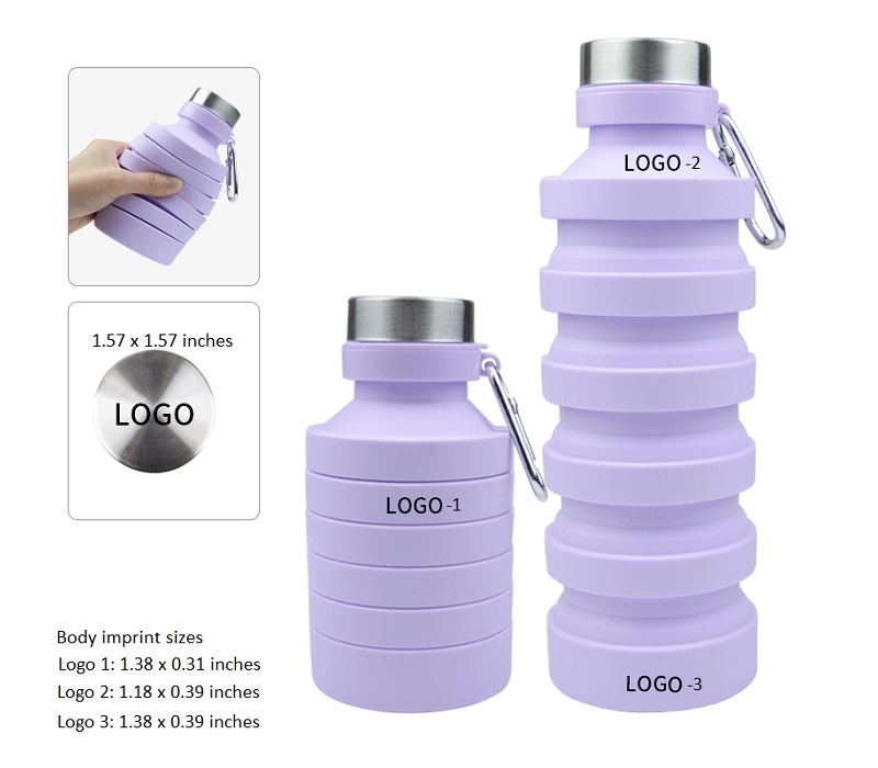 Silicone Collapsible Bottle, 27oz. 3