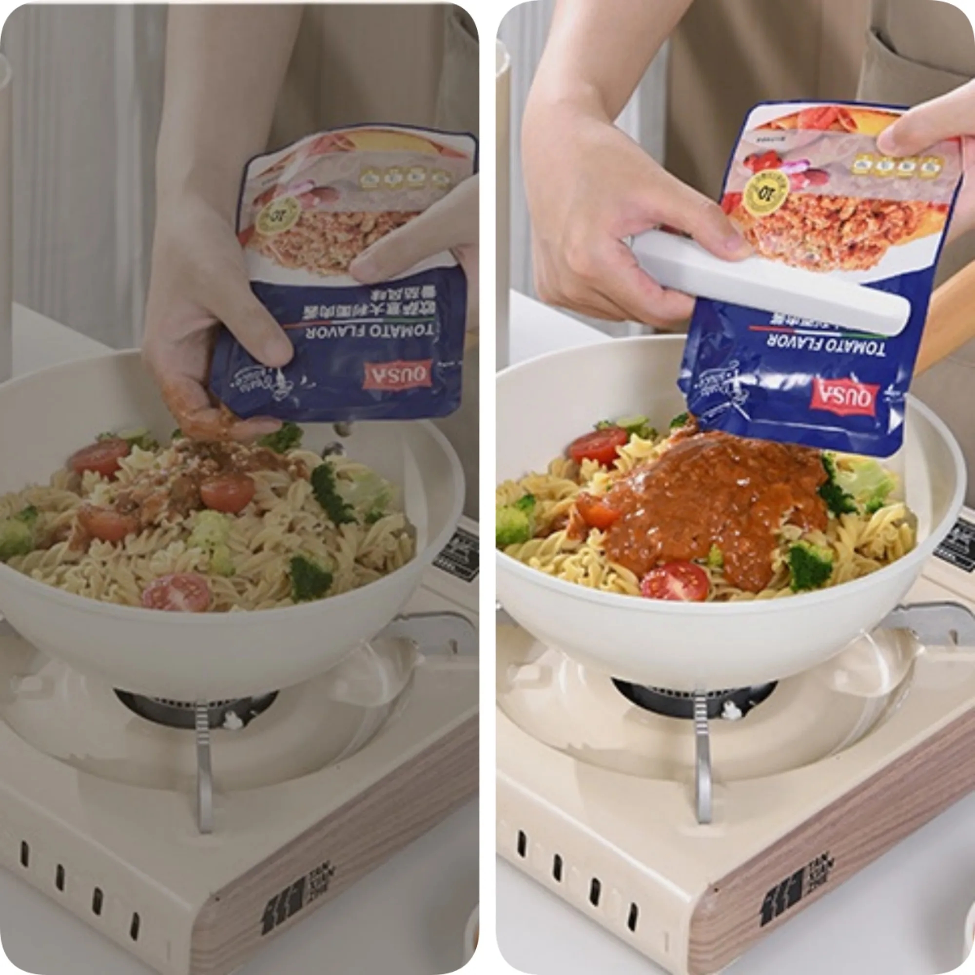 Magnetic Sauce Squeeze Clip Kitchen Gadget Tool 4