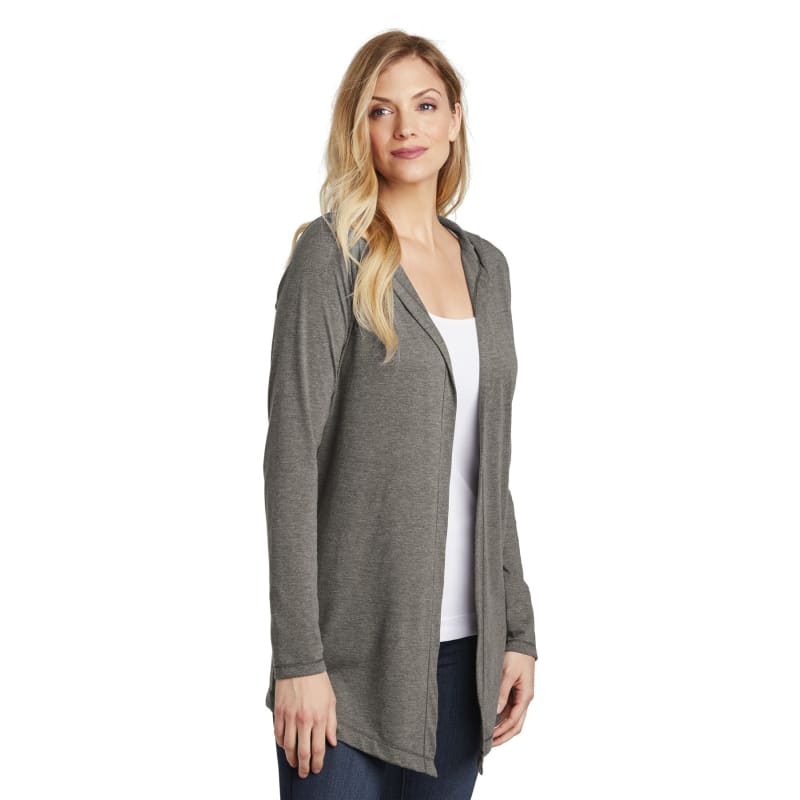 District Women's Perfect Tri Hooded Cardigan. 8