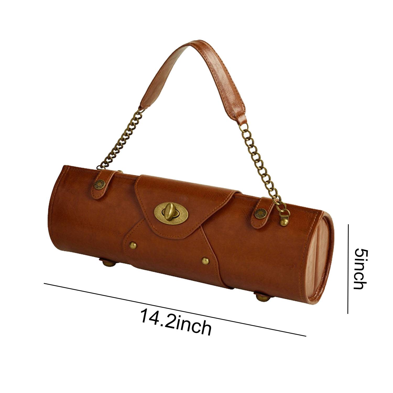 Portable Women's Leather Wine Carrier 3