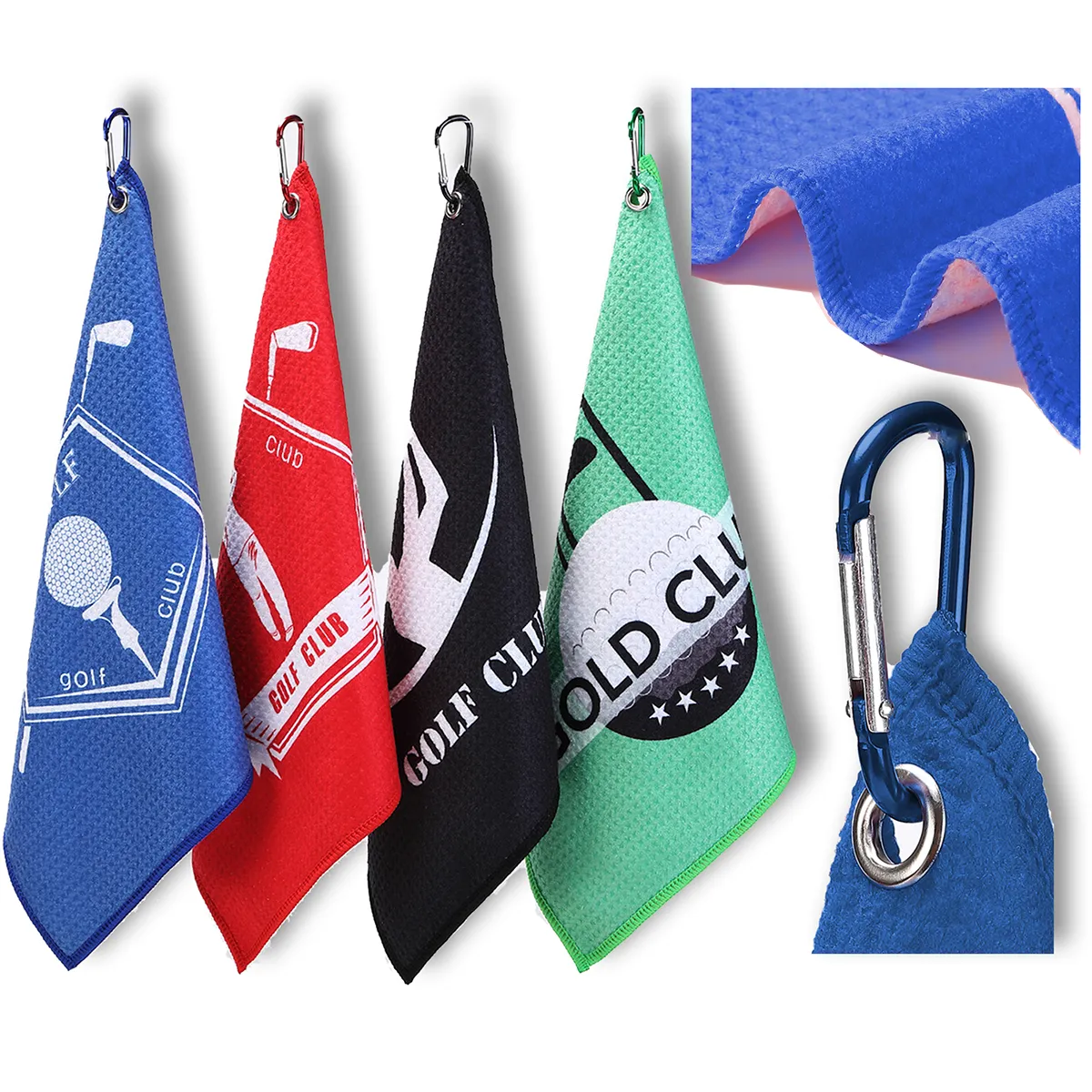 Microfiber Soft Waffle Pattern Bsorbent Durable Golf Towel 1
