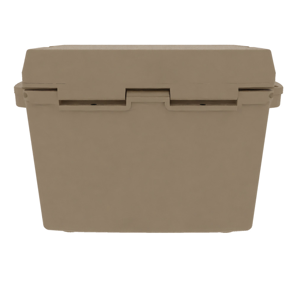 Taiga 27 Quart Cooler: Custom molded Logo, Custom PMS Color 8