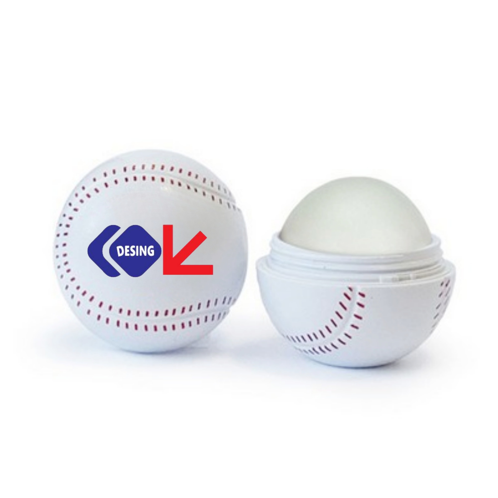 Baseball Lip Moisturizer Container 1