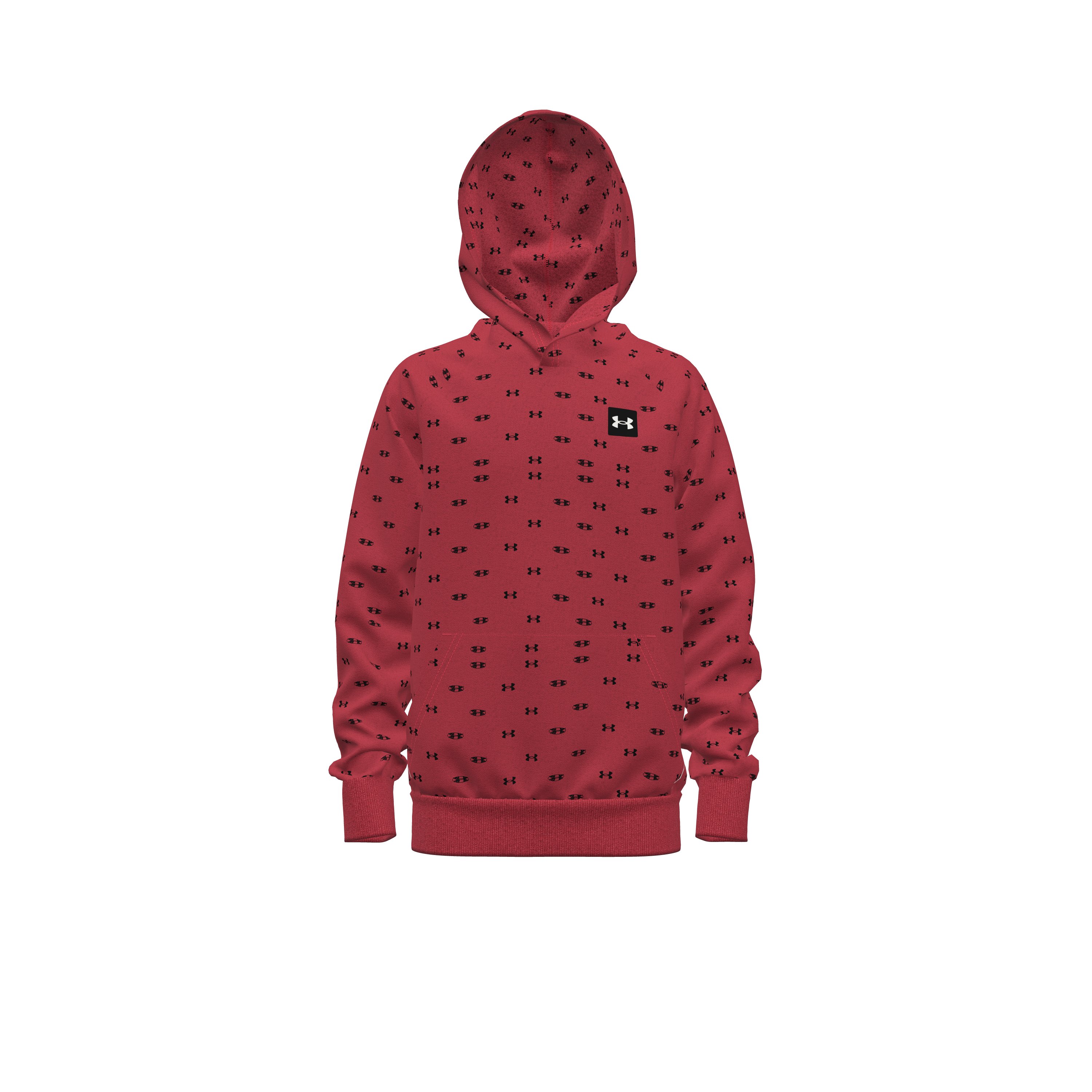 Boys' UA Rival Fleece Printed Hoodie  2