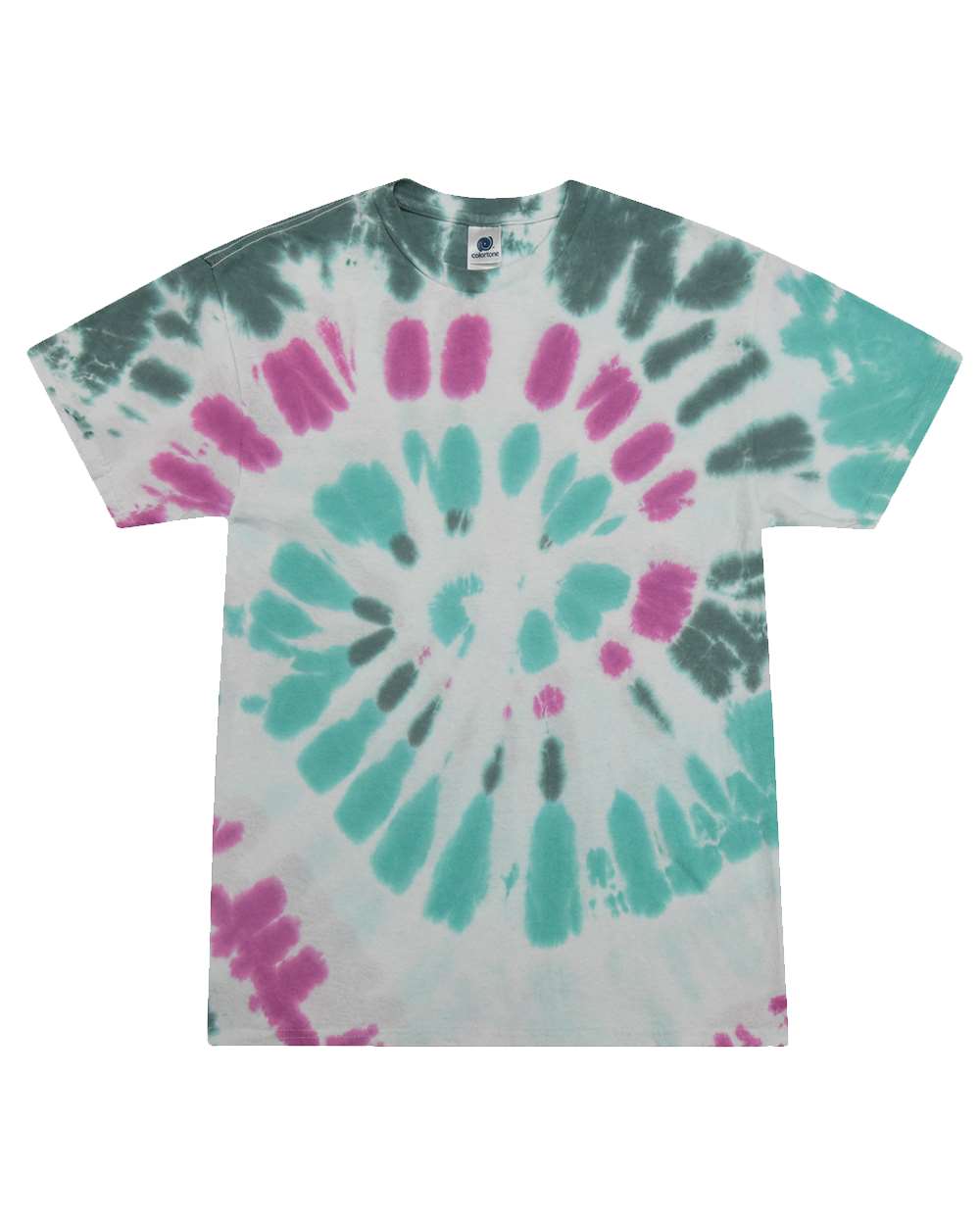 Unisex Multi-Color Tie-Dyed T-Shirt - 1000 11