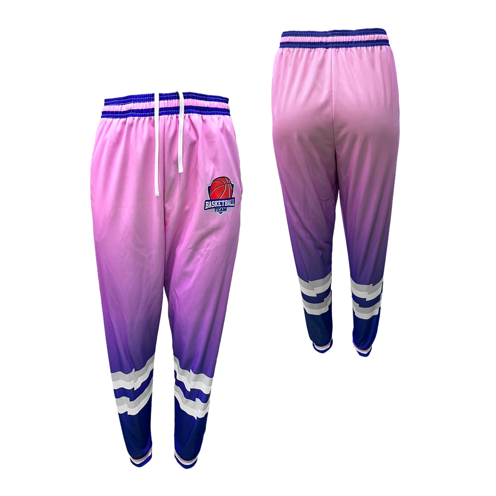 Women's Smooth Polyester Jogger Pants with Fleece Backing 2