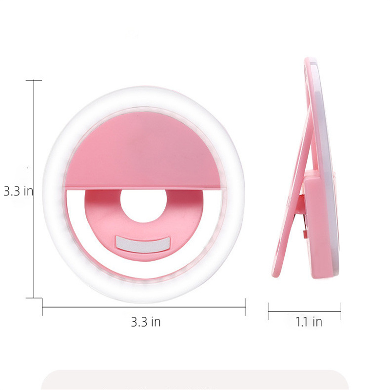 Mini LED Portable Rechargeable Selfie Ring Light 1