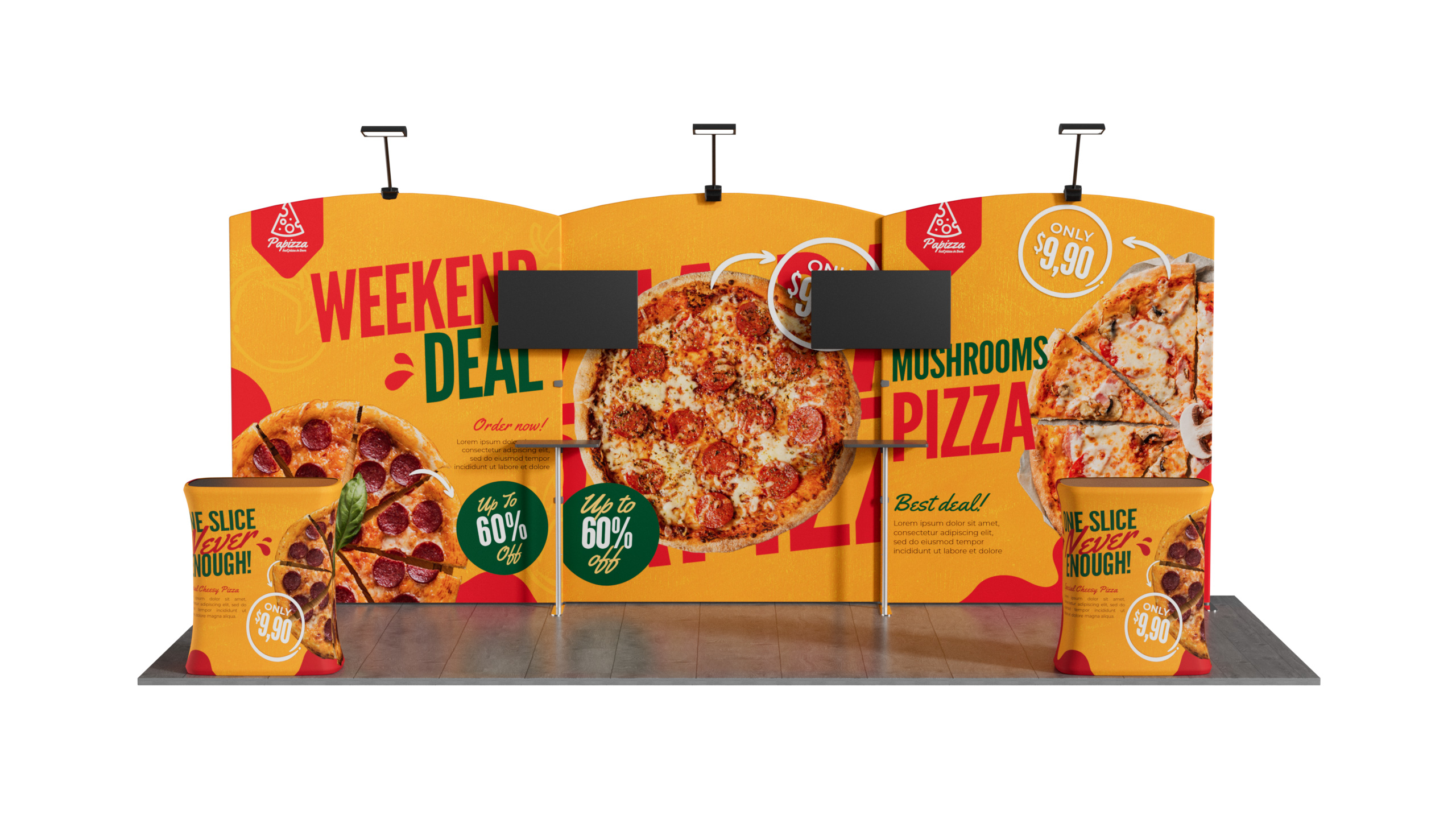 10'x20' Tradeshow Booth Kit - P Kit 3