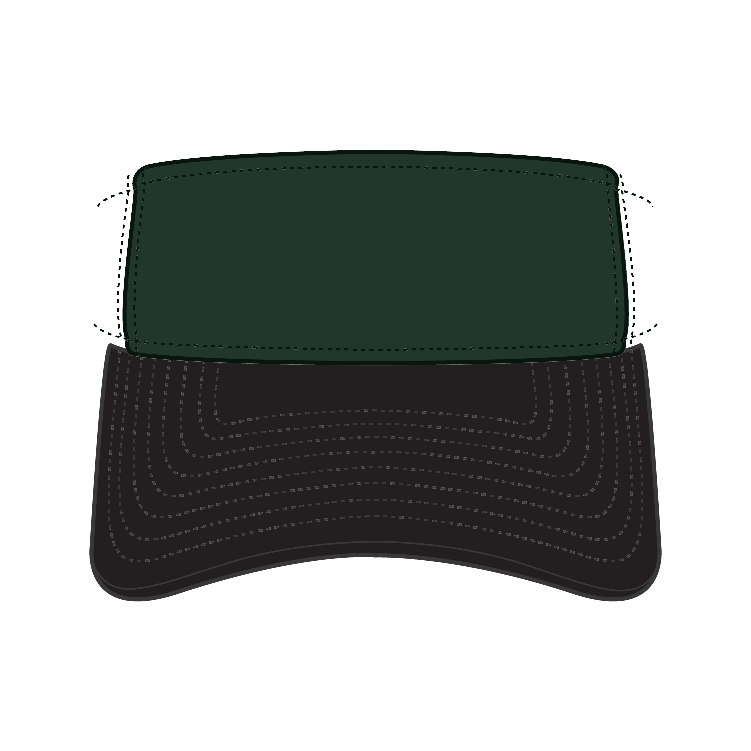 OTTO CAP® OTTO FLEX® Fitted Sun Visor 4