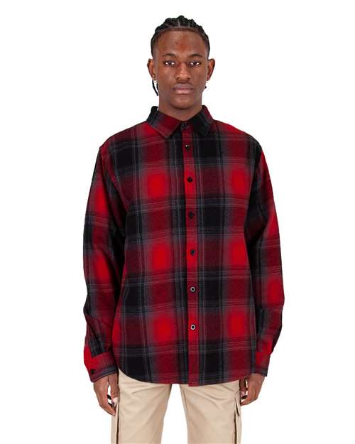 Unisex Plaid Flannel Overshirt - SHHFS 5