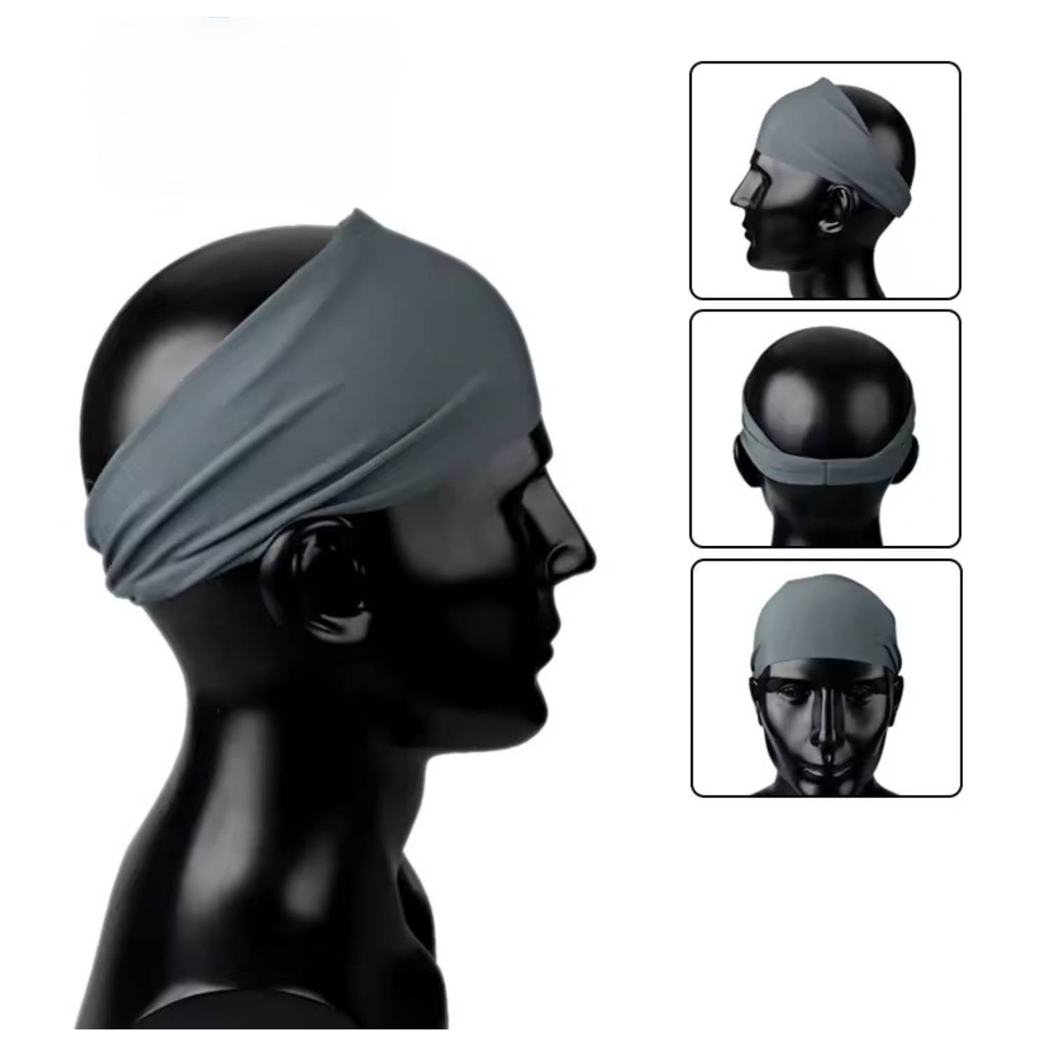 Unisex Moisture-Wicking Fitness Headband 10
