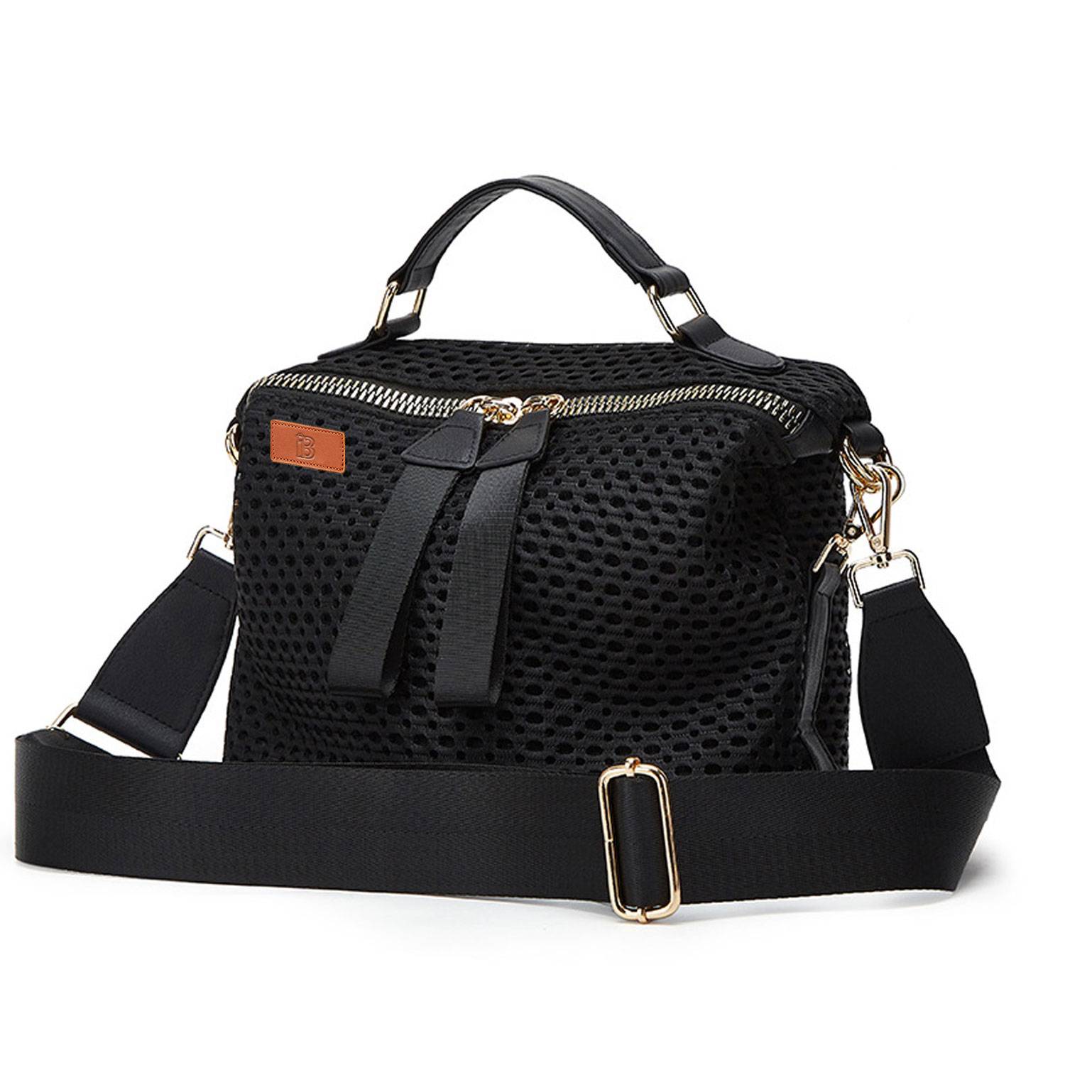 Women's Nylon Lightweight Travel Mesh Shoulder Bag w/ Handle