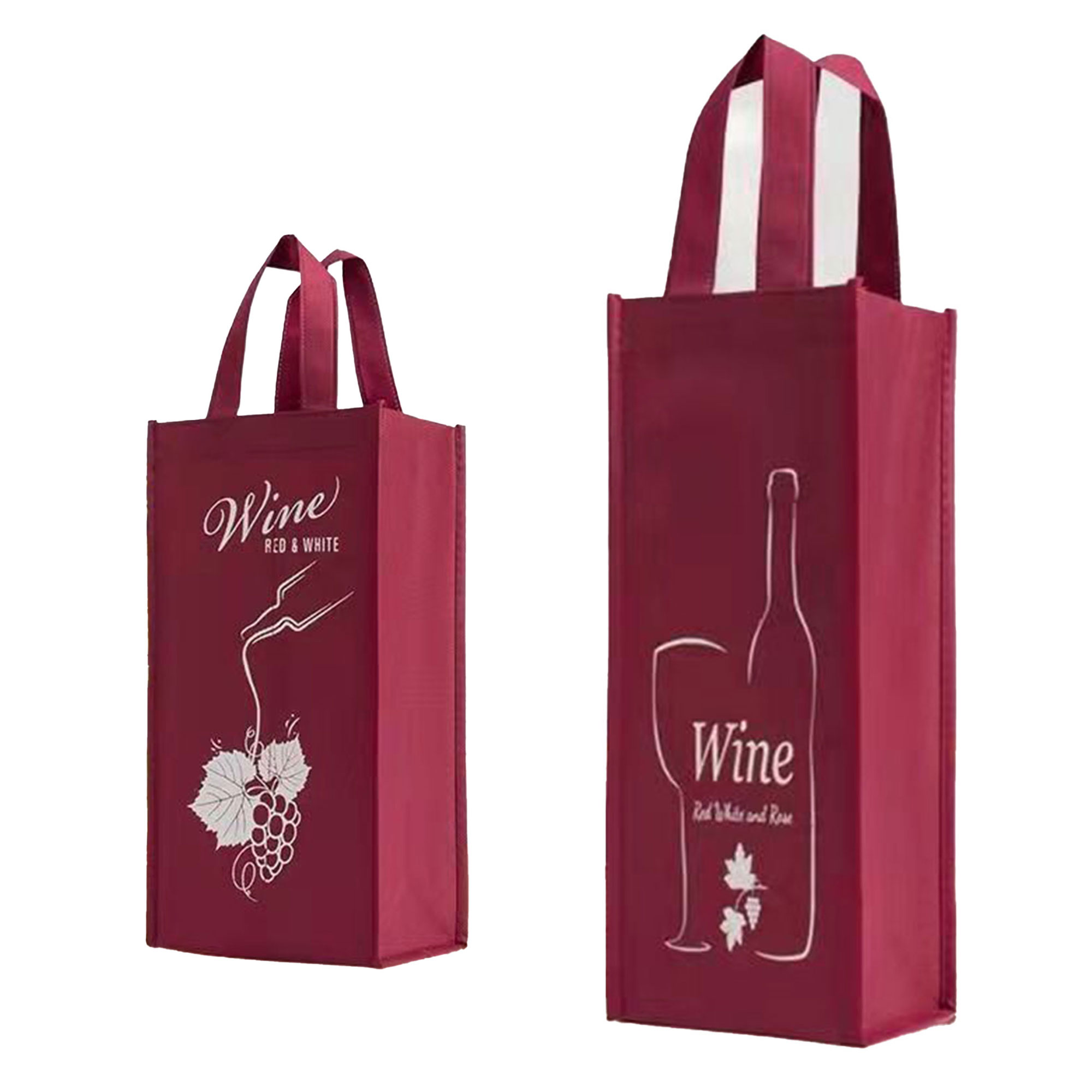 Non-Woven Two Bottle Wine Bags 1