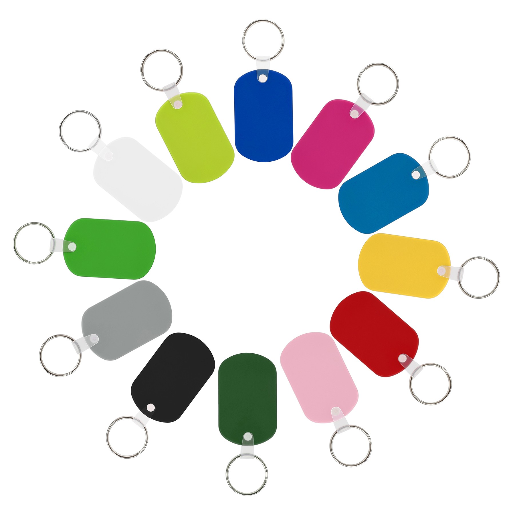 Oval Plastic Retro Key Holder 1