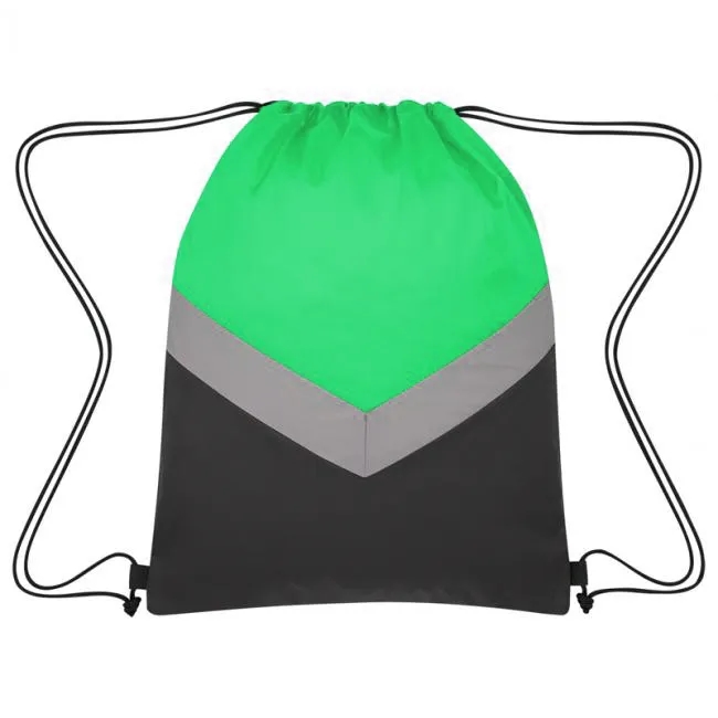 Reflective Stripe Drawstring Sports Pack 8