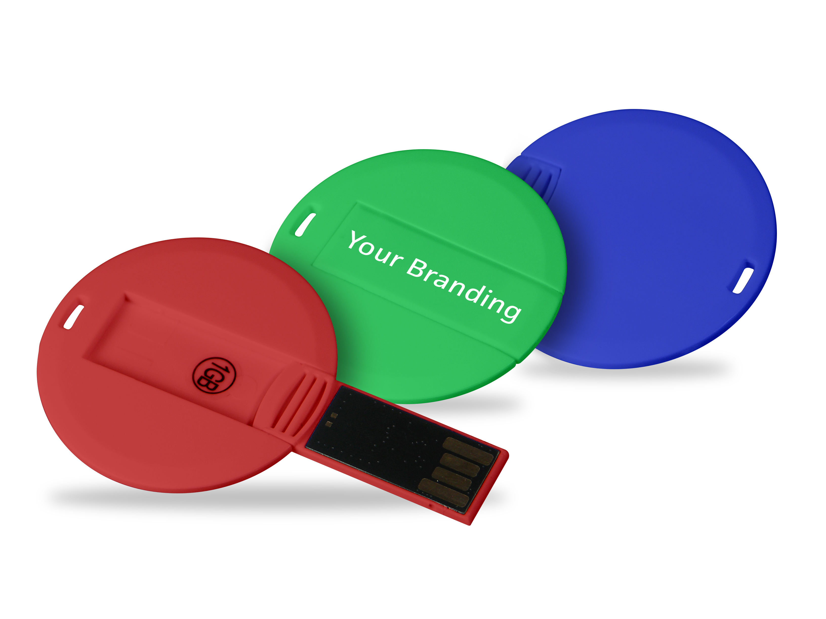 1036FMS - Round Flash Memory Drive 3