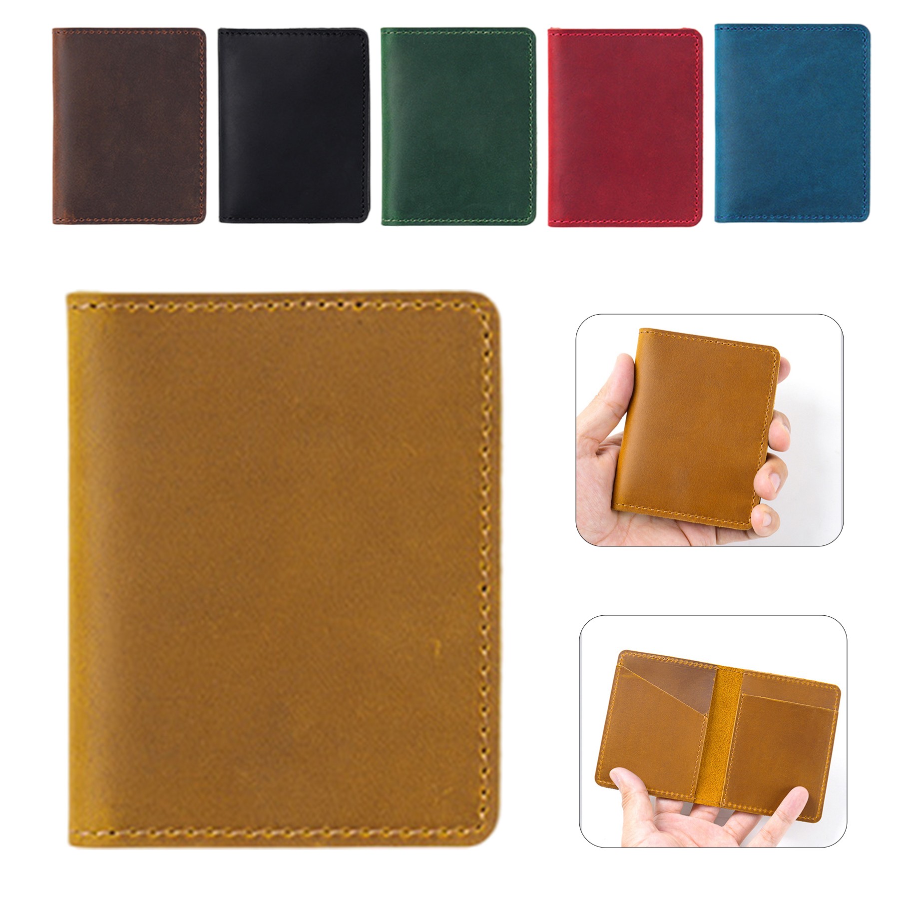 Small Cowhide Card Holder 3